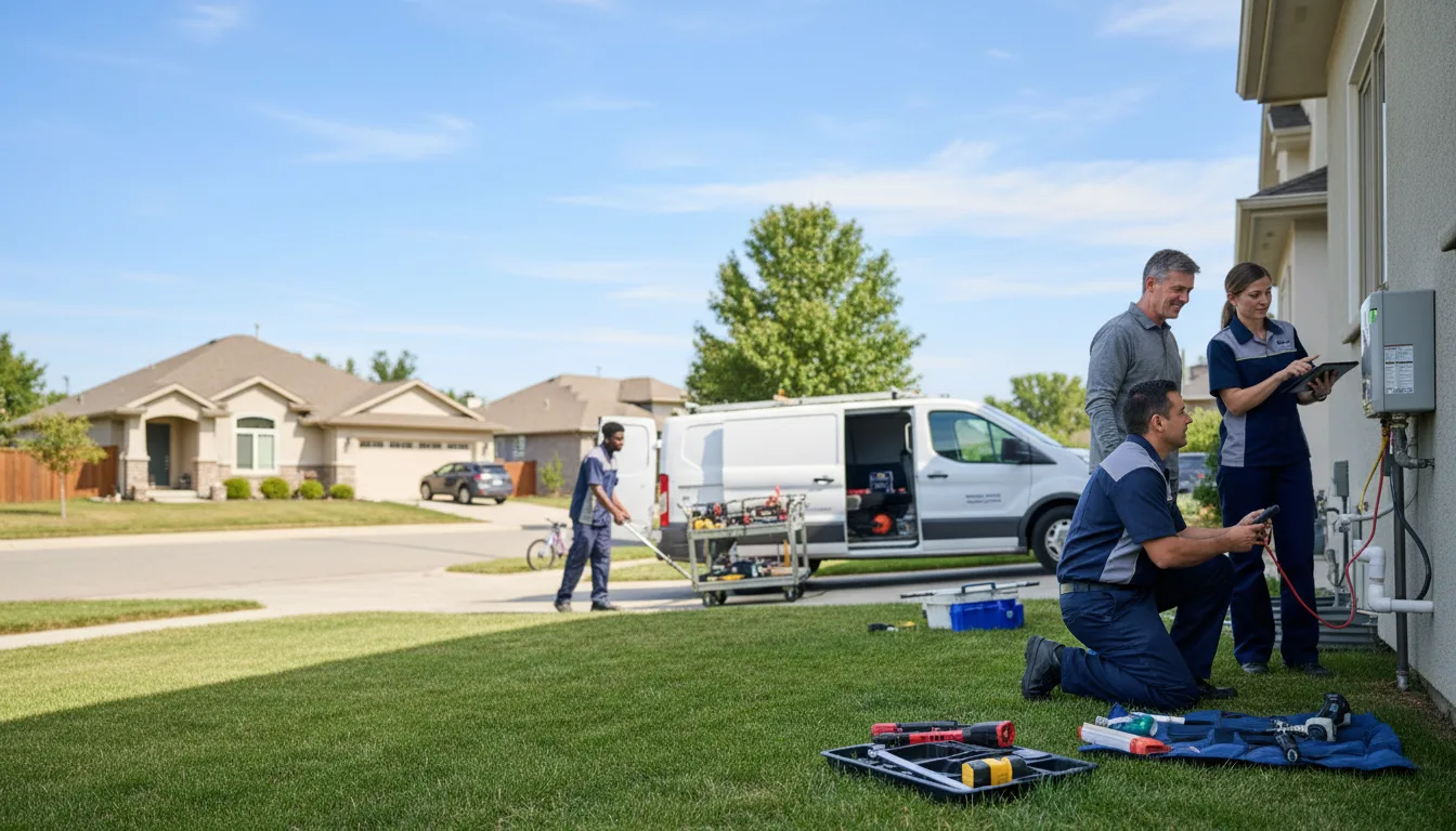 Tankless water heater service in South Wayne, WI